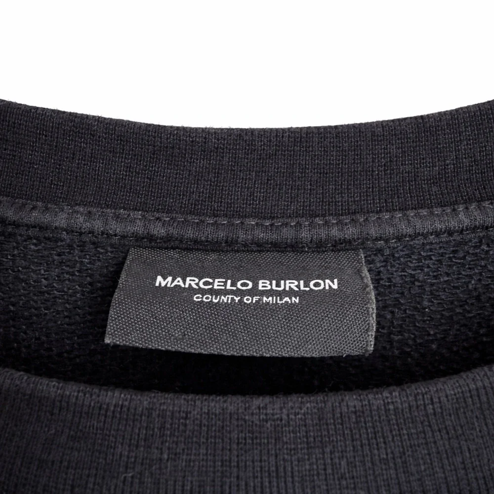 Marcelo Burlon County of Milan Tiger Graphic Sweatshirt DressXS Black Streetwear - Picture 8 of 10